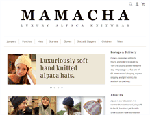 Tablet Screenshot of mamacha.co.uk